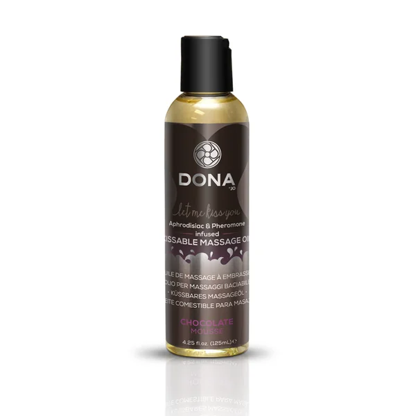 DONA KISSABLE MASSAGE OIL CHOCOLATE MOUSSE 3.75 OZ