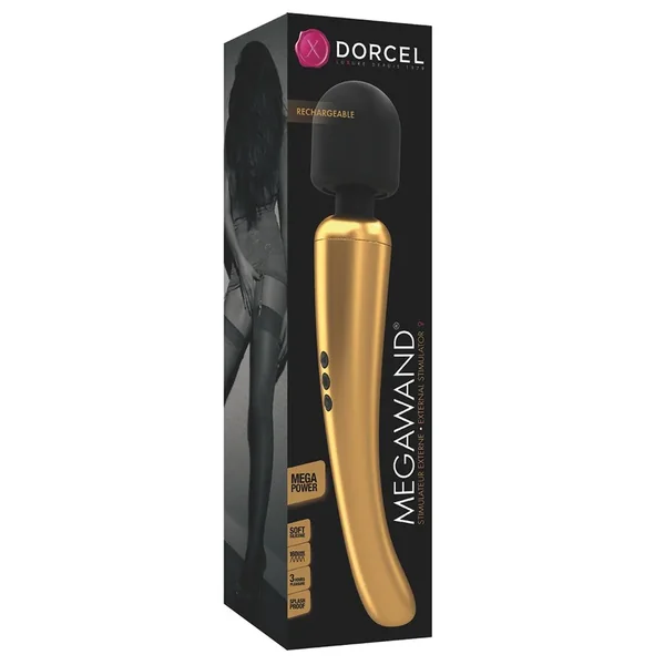 Dorcel Megawand Rechargeable Wand – Gold