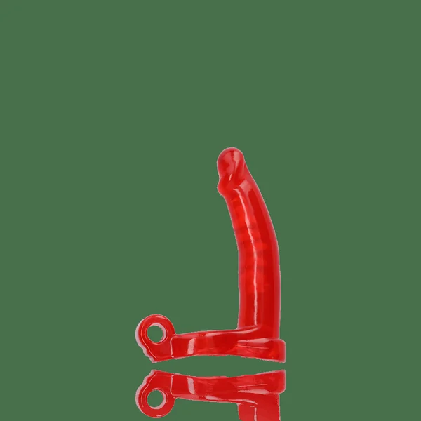 Double Penetrator Ultimate Cockring - Red