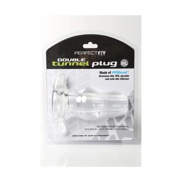 Double Tunnel Plug XL - Clear