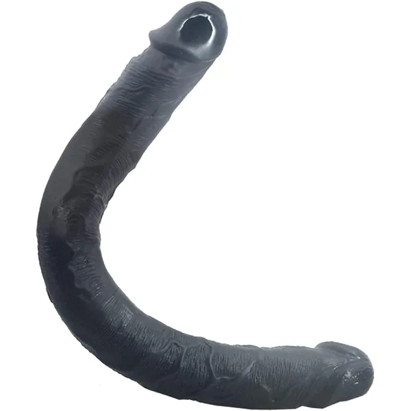 Double-Ended Dildo Flexible Realistic Jelly Dildos Dong for Anal Play G-spot Stimulator Sex Toys for Women Lesbians,15inch