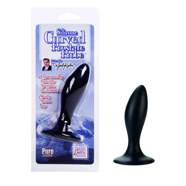 DR JOEL SILICONE CURVED PROSTATE PROBE