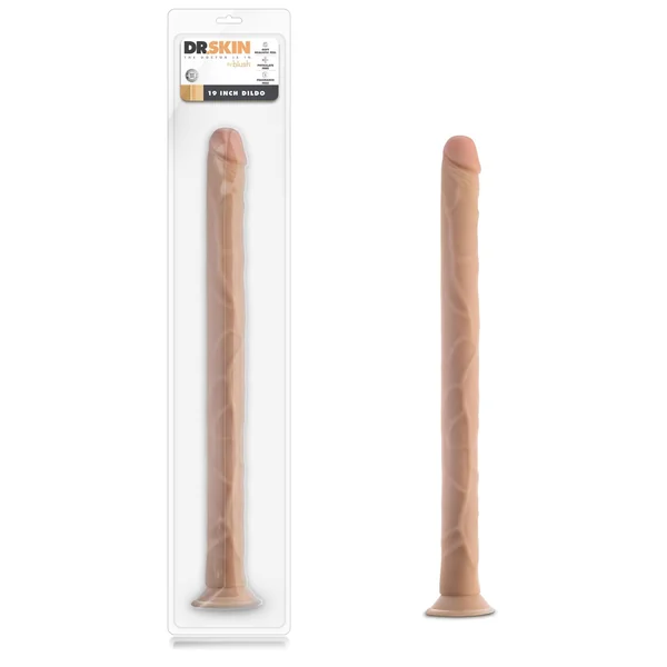 Dr. Skin - 19 Inch Dildo - Beige