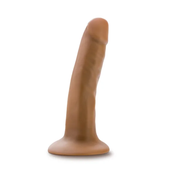 DR SKIN 5.5 COCK W/ SUCTION CUP MOCHA “