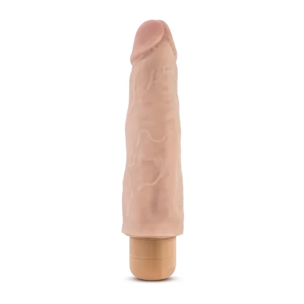 Dr. Skin Cock Vibe 14 Realistic Vibrator Splashproof Beige 8 Inch
