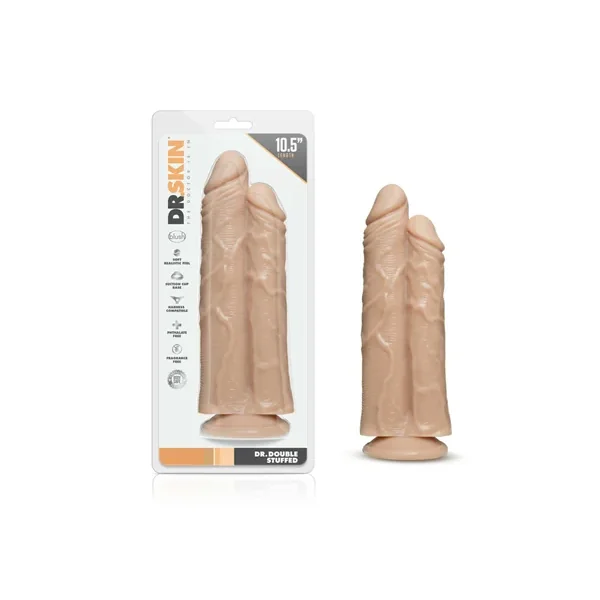 Dr. Skin – Double Trouble – Double Shaft Dildo – Vanilla