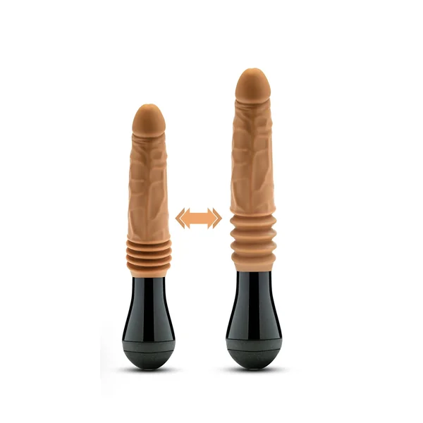 Dr. Skin Silicone - Dr. Arthur - Thrusting Gyrating Vibrating Dildo - Tan