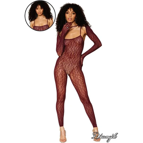 Dreamgirl Lingerie - Bodysuit with bolero 0417