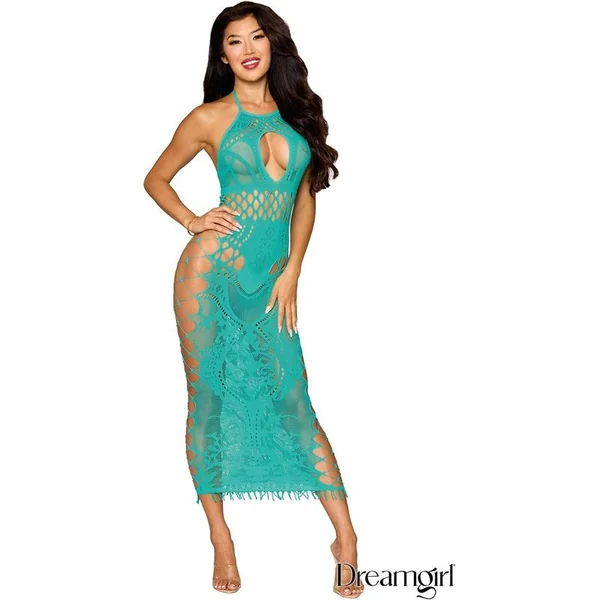 Dreamgirl Lingerie - Mesh maxi dress 0524