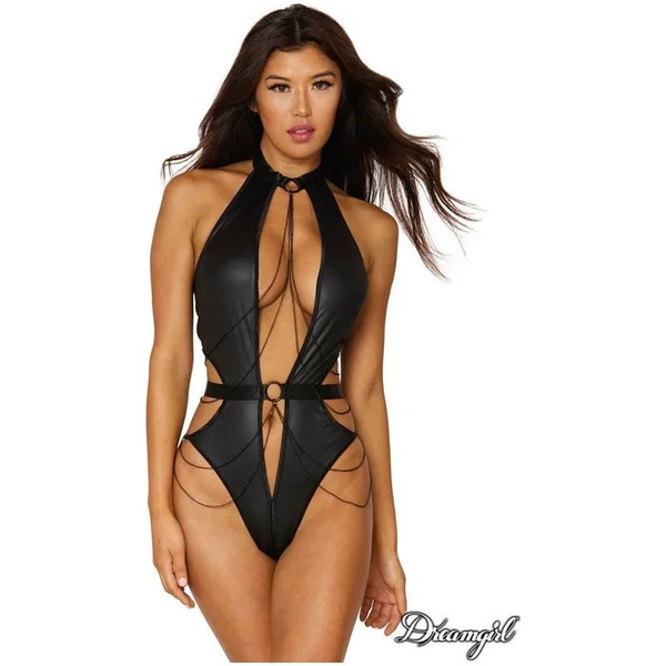 Dreamgirl Lingerie - Teddy with Chains 12805