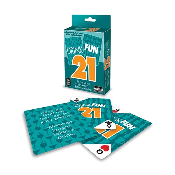 Drink Fun 21 Card Game
