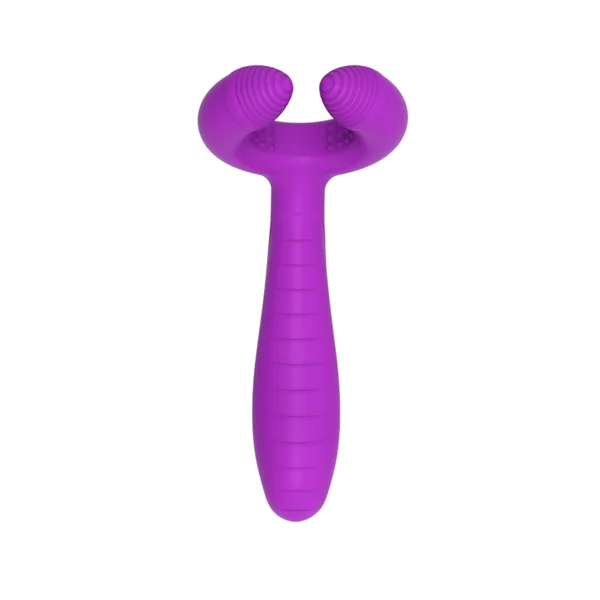 Dual Head Flexible Vibrator-Purple