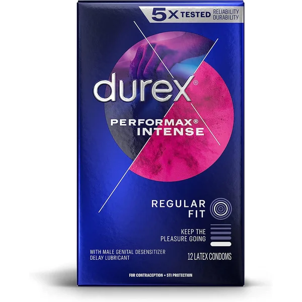 Durex Performax Intense Condoms 12-Pack