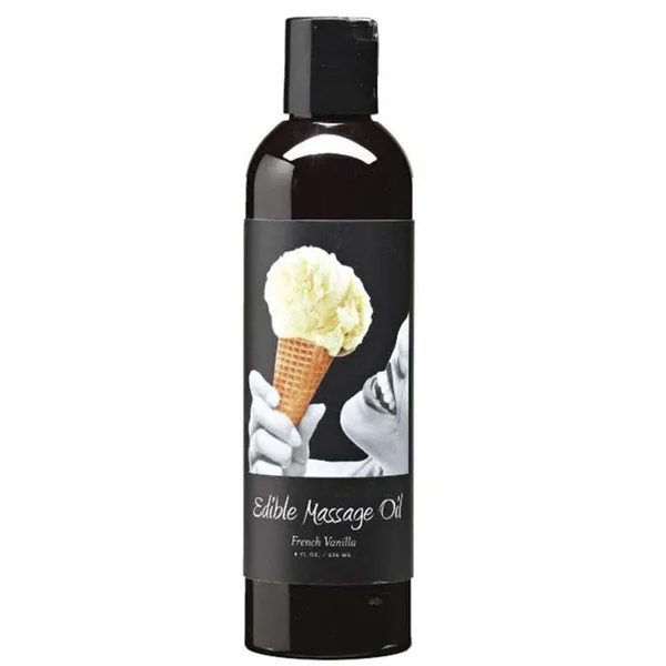 Earthly Body – Edible Massage Oil – French Vanilla – 2oz