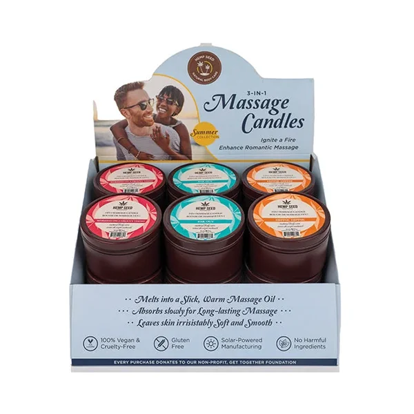 Earthly Body Summer 2024 Display w/Tester – 3 Scents Display of 12