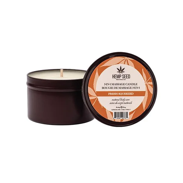 Earthly Body Summer 2025 3 in 1 Massage Candle-Fresh Squeezed