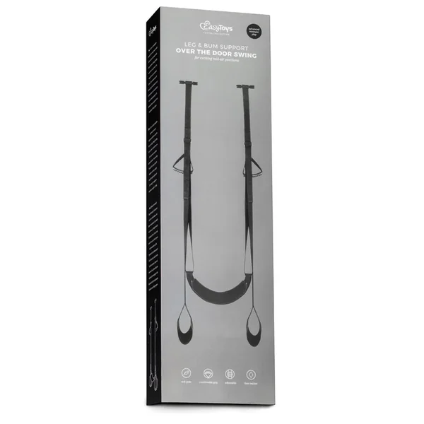 Easy Toys Door Leg & Bum Support Over The Door Swing – Black