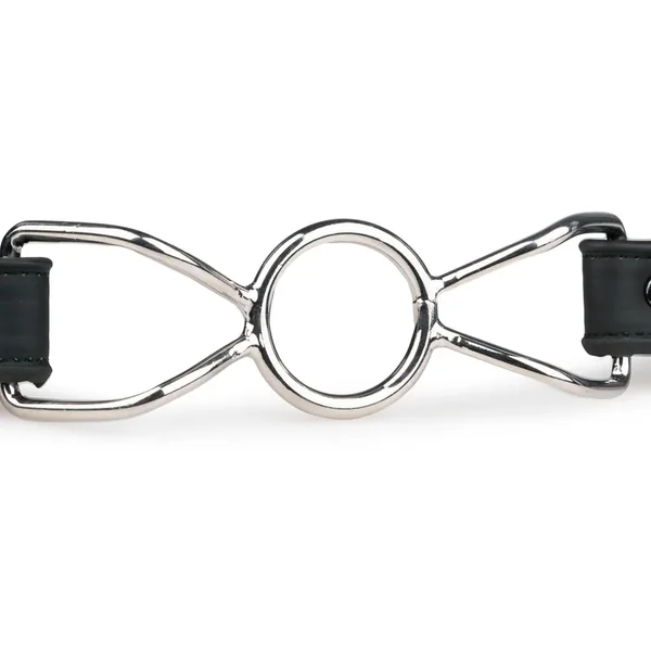Easy Toys Metal O-Ring Mouth Gag, Black