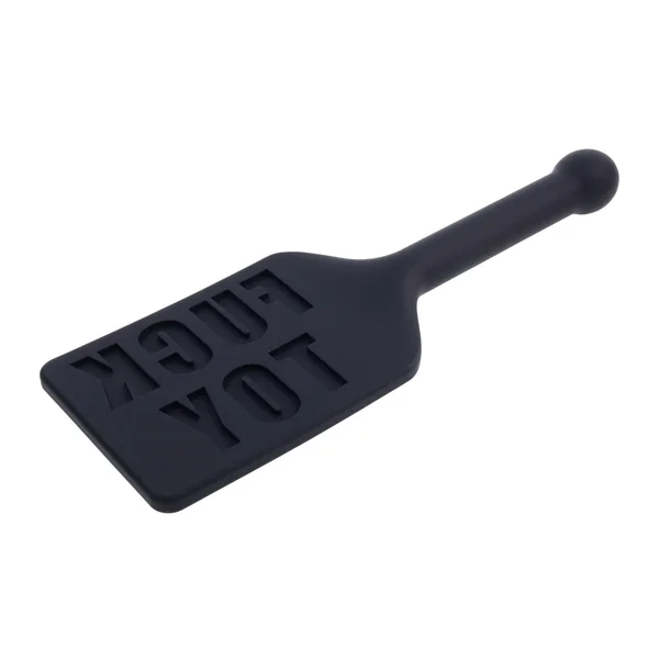 Edge Fuck Toy Silicone Paddle - Black