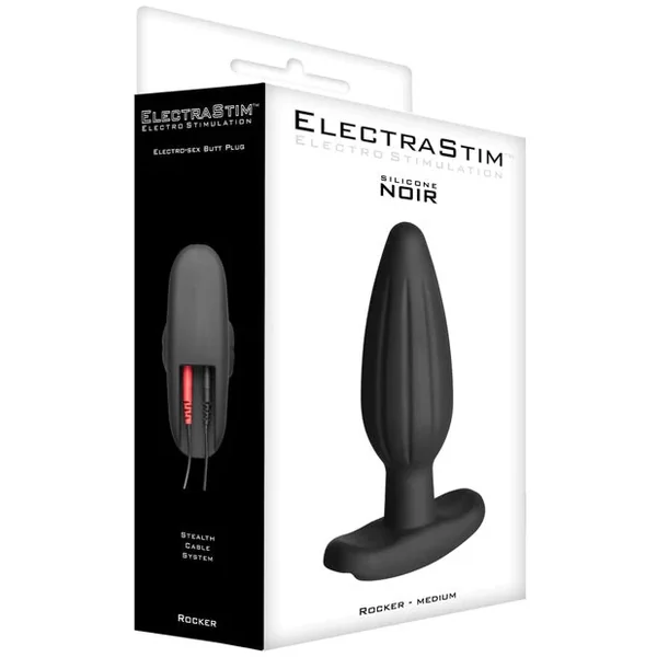 Electrastim Accessory – Silicone Noir Rocker Butt Plug