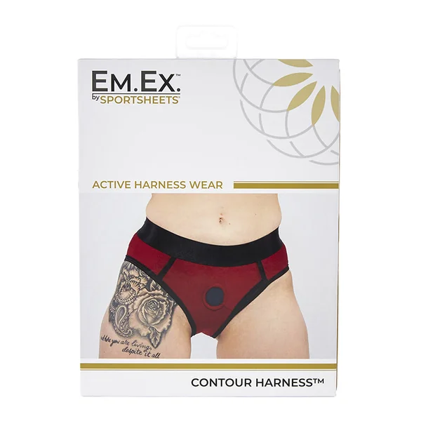Em Ex Contour Brief Harness by Sportsheets