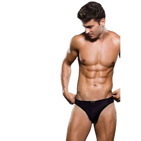 Envy MICROFIBER THONG Black S/M