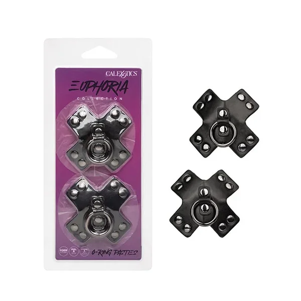 Euphoria Collection O-Ring Pasties – Black O/S