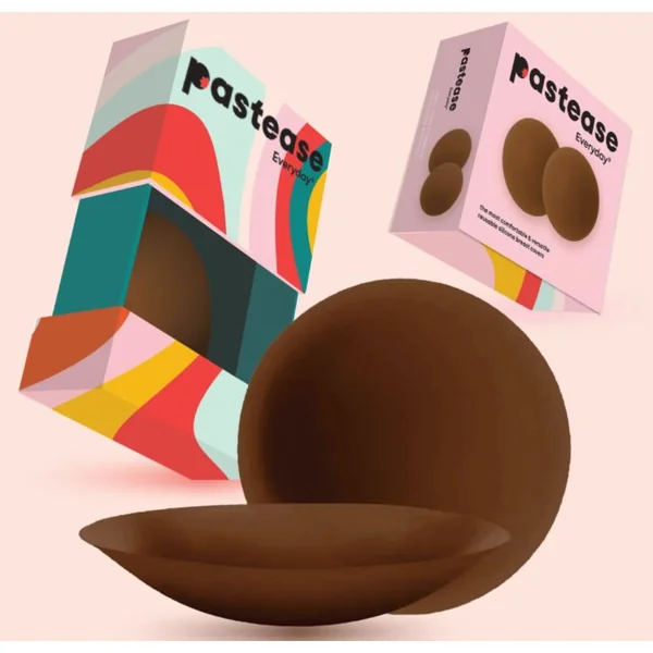 EVERYDAY SILICONE NIPPLE COVER REUSABLE MOCHA SMALL A-C CUP