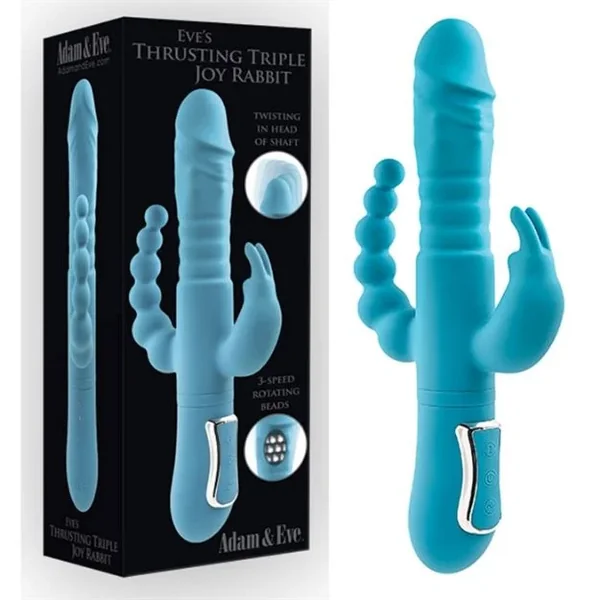 Eve’s Thrusting Triple Joy Rabbit – Silicone