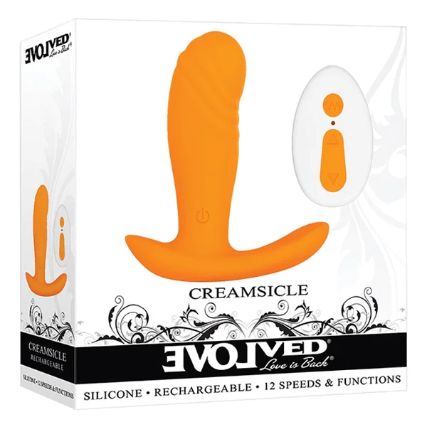 Evolved Creamsicle Vibrating Anal Plug