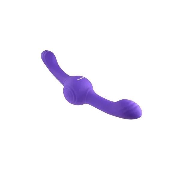 Evolved Our Gyro Vibe Rechargeable Dual Ended Gyrating Silicone Vibrator, Purple