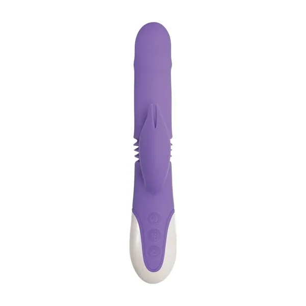 Evolved Thick & Thrust Bunny Dual Stim Rechargeable – Purple