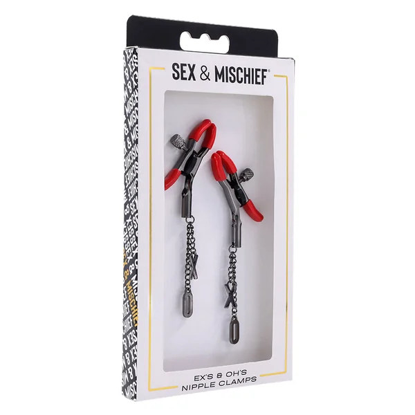Ex's & Oh's Nipple Clamps by Sportsheets