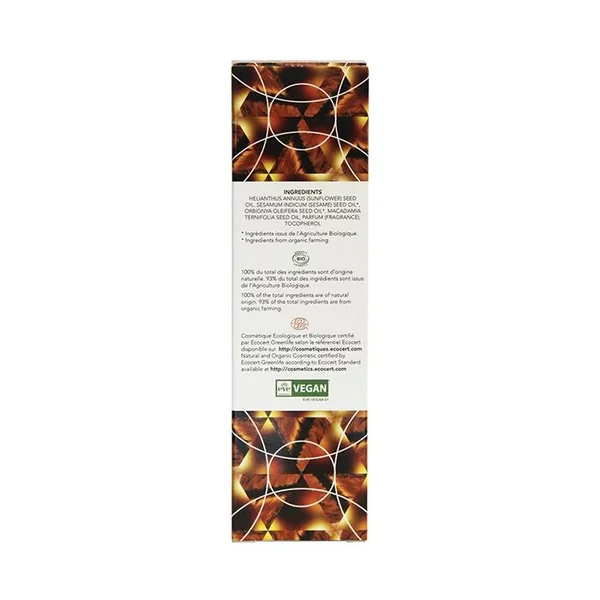 EXSENS Organic Body Oil w/Stones – Tiger Eye Macadamia 100 ml