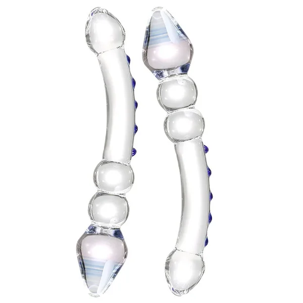 Extra Large Masturbation Glass Double Dildo