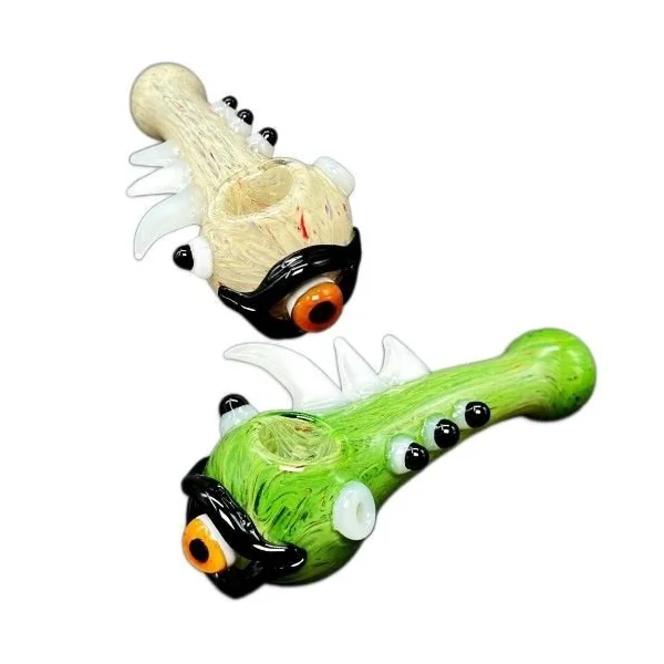 Eye Of Spikes Hand Pipe Bent