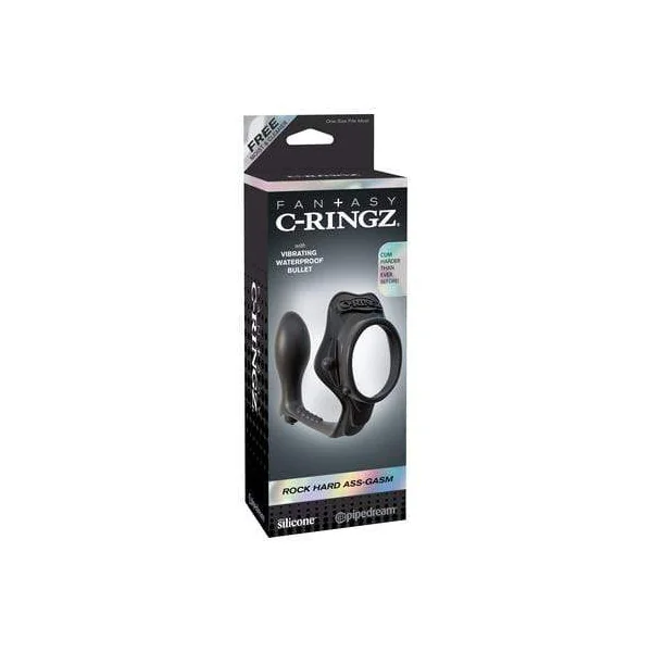 Fantasy C-Ringz Roch Hard Ass Gasm - Black