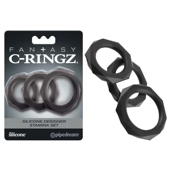 Fantasy C-Ringz Silicone Designer Stamina Set-(pd5967-23)