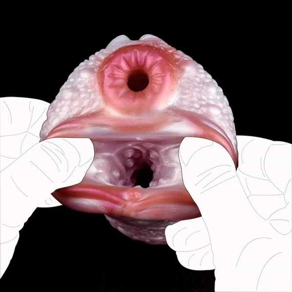 Fantasy Fire Dragon Pocket Pussy – Dual-Channel Penis Massager for Intense Blowjob