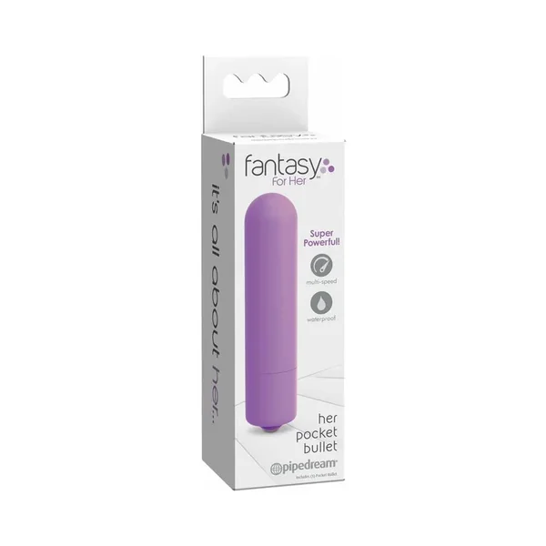 Fantasy For Her Her Pocket Bullet Multi-Speed Vibrator Purple