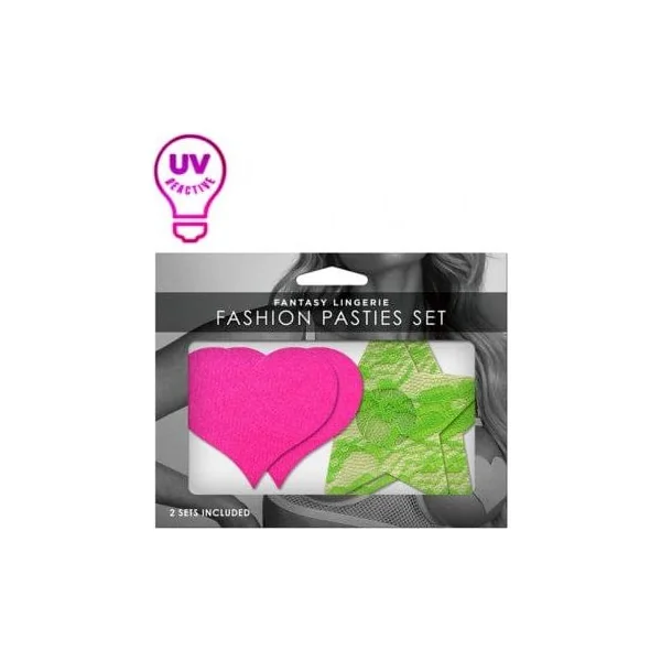 Fantasy Lingerie - Glow - Nipple Covers Set 102