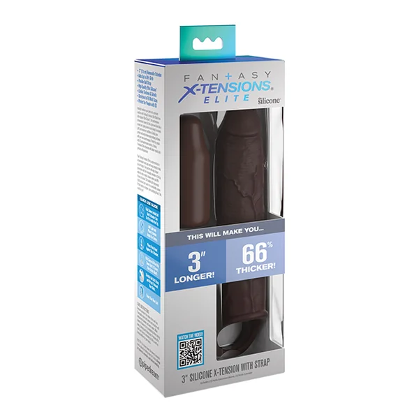 FANTASY X-TENSIONS ELITE 7IN EXTENSION W/ STRAP BROWN
