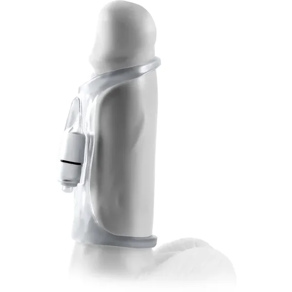 Fantasy Xtensions Vibrating Cock Sling Sleeve Waterproof Clear 5.5 Inch