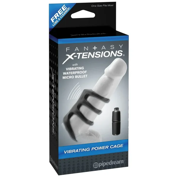 Fantasy X-tensions Vibrating Power Cage – Black