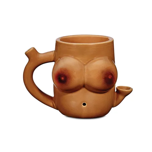 Fashioncraft Novelty Mug – Boobs Brown