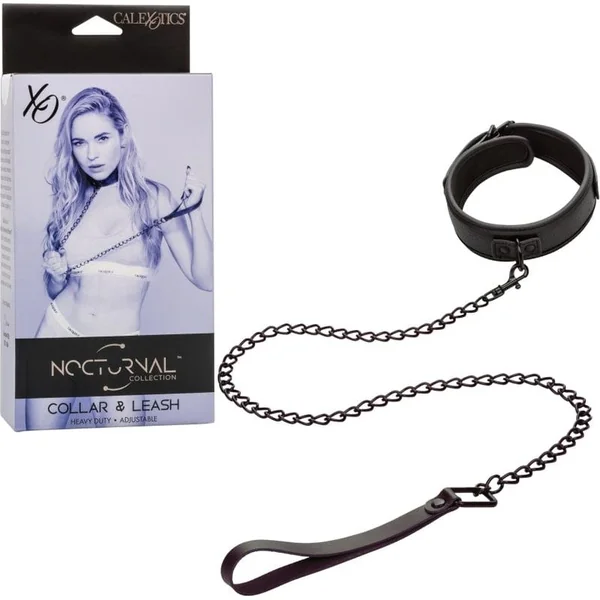 Fetish BDSM - CalExotics - Nocturnal Collection Collar & Leash