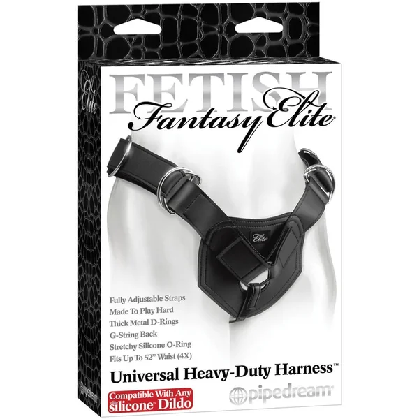 Fetish Fantasy Elite Universal Heavy Duty Harness – Compatible w/Any Silicone Dildo