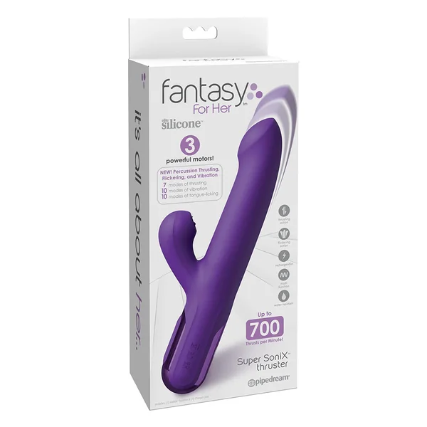 Fetish Fantasy For Her Super Sonix Thruster Vibrator by Pipedreams™