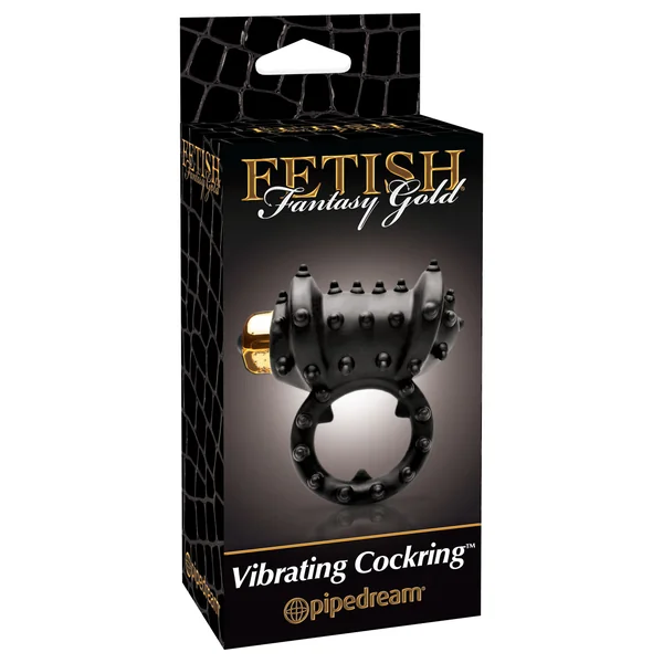 FETISH FANTASY GOLD VIBRATING COCK RING