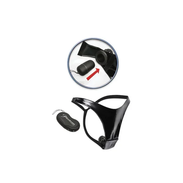 Fetish Fantasy Series 10 Function Remote Control Fantasy Panty Waterproof Black